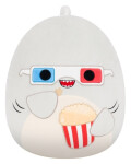 Squishmallows Šedý žralok s popcornem - Gordon 35 cm