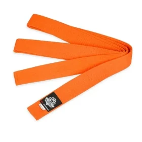 BUSHIDO OBI-O 280 CM ORANŽOVÝ PÁS KE KIMONU DBX (30-B1-553)