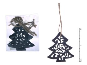MFP, 8885446, vánoční dekorace, závěs, kovový stromek, 1 ks