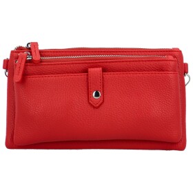 Stylová malá crossbody kabelka Perlla new, červená