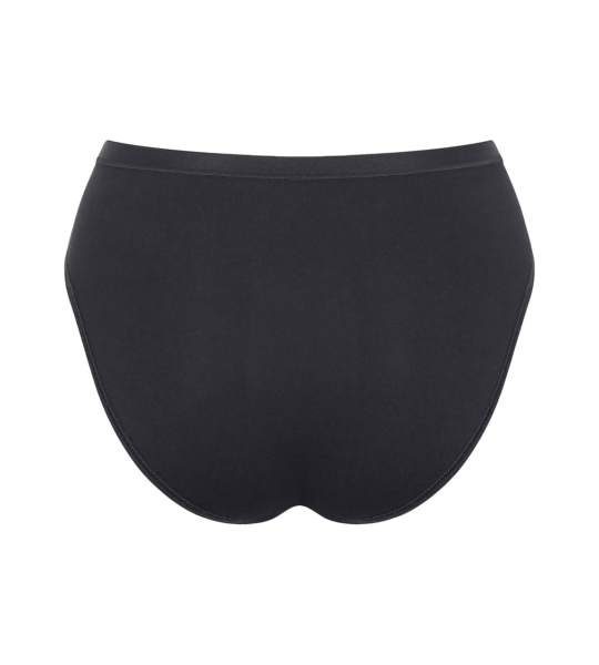 Dámské kalhotky GO Daily Cotton Tai - BLACK - černé 0004 - SLOGGI BLACK L