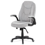 Kancelářské křeslo, synchronní mechanismus, stříbrná látka, KA-G303 SIL2