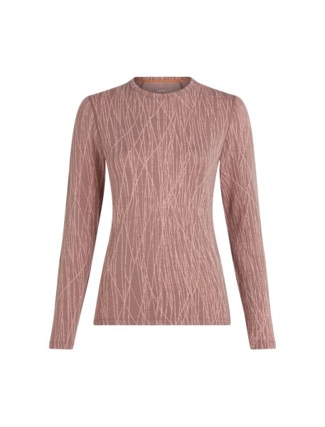 ICEBREAKER Wmns 260 Vertex LS Crewe Delta AOP, Summit/Blush/J (vzorek) velikost: S