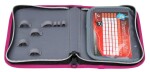 Bagmaster GALAXY 8 A školní jednochlopňový penál - barevné kamínky
