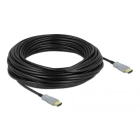 DeLock Aktivní optický kabel HDMI 25 m černá / Kabel HDMI / 4K (85016)