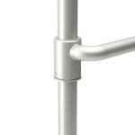 Teleskopický rám pro závěsy a dělení prostoru Umbra ANYWHERE - stříbrný