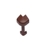 Rohová spojka vnější1ks NWO 110 hnědý