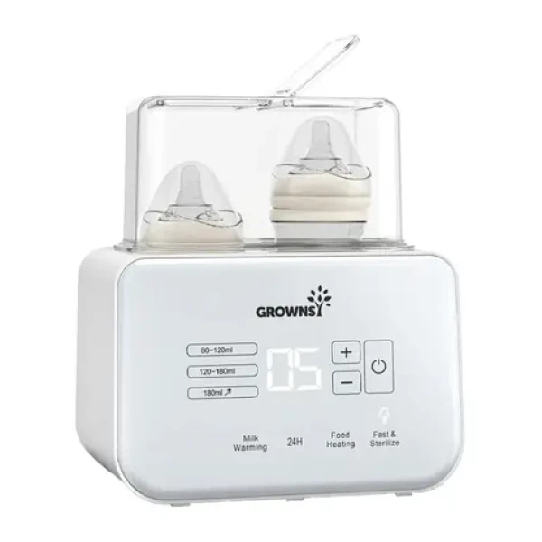 Grownsy W3 bílá / Ohřívač lahví / 8v1 / parní sterilizace / 250 W / do 400 ml (W3grownsy)