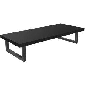 CERANO - Deska pod umyvadlo Navira Pro + 2 konzole pod desku - černá matná - 60x46x3,6 CER-606030