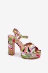Sandály na podpatku model 214389 Step in style 40