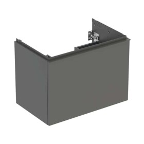 GEBERIT - Acanto Umyvadlová skříňka, 74x54x48 cm, 1 zásuvka, lávová 503.004.JK.1