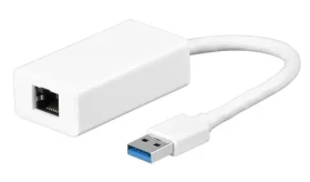 MicroConnect adaptér USB3.0 A (M) - RJ-45 (F) bílá / 1000Mbit/s (USBETHGW)