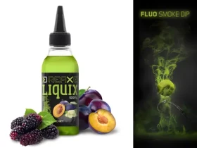 DELPHIN Dip Fluo D SNAX LiquiX Švestka-Moruša zelená / 100 ml
