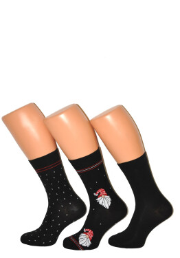 Pánské vánoční ponožky Cornette Premium A47 A'3 39-47 černá