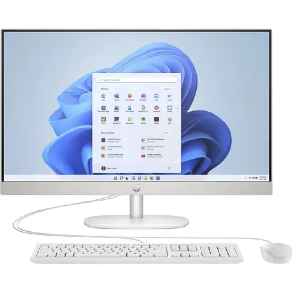 HP 24-cr0002nc AiO bílá / 24" FHD / AMD Ryzen 5 7520U 2.8GHz / 16GB / 512GB SSD / AMD Radeon / W11H (8E4M6EA)