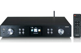 Lenco DIR-250BK / Síťový audiopřehrávač / FM / DAB+ / Wi-Fi / LAN / OPT / RCA / AUX / BT (DIR-250BK)