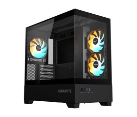 GIGABYTE case GB-C201P, Mid tower, 2xUSB 3.0, 3x 120mm ARGB Fan, černá EDF_1706160
