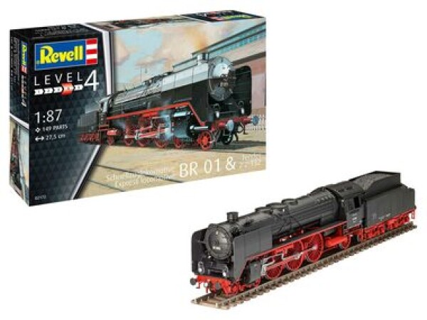 Revell Schnellzuglok BR01 mit Tender 22T32 02172 1:87