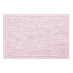 Spirella CUBO světle růžová / Koupelnová předložka / bavlna / 50 x 80 cm / protiskluzová