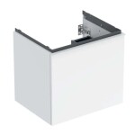 GEBERIT - Acanto Umyvadlová skříňka, 59x54x48 cm, 1 zásuvka, lesklá bílá 503.003.01.1