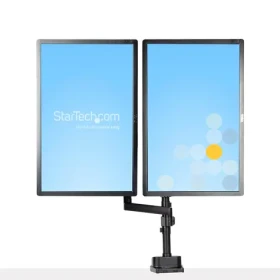 StarTech Stolní držák pro 2 monitory / Plně pohyblivé rameno / do 32" / nosnost 2x 8 kg (ARMDUALPIVOT)