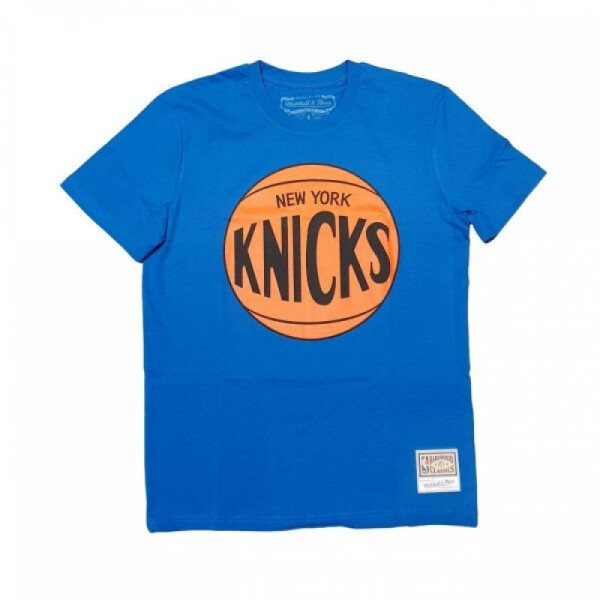 Mitchell &Ness NBA New York Knicks Team Logo Tee BMTRINTL1268-NYKROYA tričko