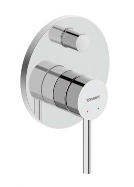 DURAVIT - Circle Baterie pod omítku, pro 2 spotřebiče, s tělesem, chrom CE4210008010