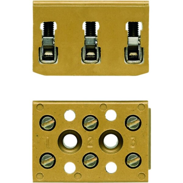 Weidmüller 7906090000 svorková lišta šroubovací středně žlutá 50 ks