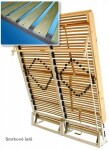 NábytekProNás Sklápěcí mechanismy - dvoulůžka (bez skříně) ROZMĚR: (30 lamel š=36 mm) - lůžko 160x200 cm