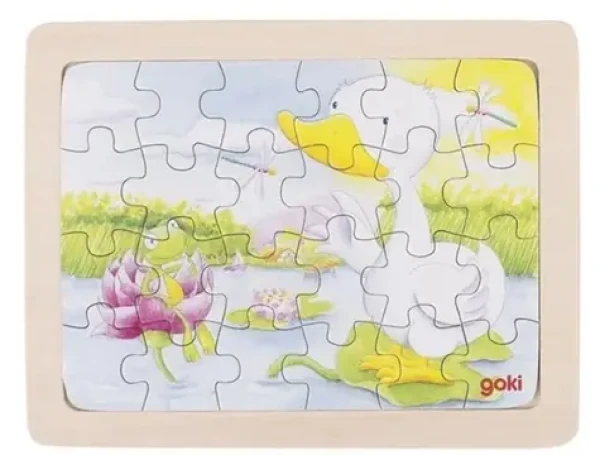 GOKI Dřevěné puzzle Kačenka