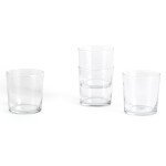 HAY Sklenička Medium Clear 360 ml – set 4 ks, čirá barva, sklo