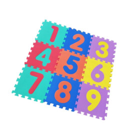 Pěnové puzzle čísla 9 ks - Alltoys