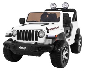 Mamido Elektrické autíčko Jeep Wrangler Rubicon 4x4 bílé