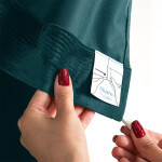 Sametový závěs FILUMI petrolejový 140 x 250 cm