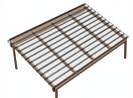 Vlnitá polykarbonátová deska Marlon CSE DIAMOND Z-TOP, š. 0,954 m × d. 4 m, síla 2,8 mm (bronz)