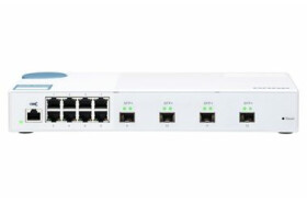 QNAP QSW-M408S 10GbE Switch bílá / 8x GbE / 4x 10GbE /QoS / bílá (QSW-M408S)