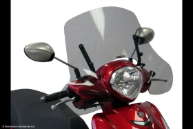 Yamaha Delight 125 21-25 Skútr plexi Powerbronze 255 mm - lehce kouřová