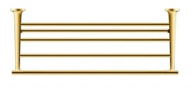 DURAVIT - Starck T Držák ručníků, délka 60 cm, zlatá 0099443400