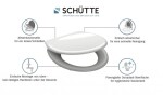 Schütte EASY CLIP bílé | Duroplast, Soft Close 4008431823003