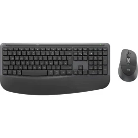 Logitech MK880 Signature Comfort Plus DE graphite / Bezdrátová sada klávesnice a myši / DE verze (920-014024)