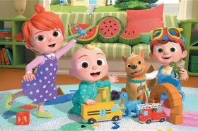 Trefl - Puzzle - Cocomelon: Připraveni na dobrodružství MAXI