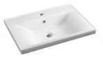 AQUALINE - SAVA 60 keramické umyvadlo nábytkové 60x46cm, bílá 2060