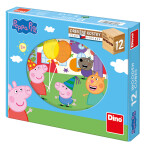 Peppa Pig: dřevěné kostky 12 ks - Dara