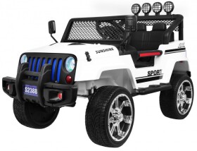 Mamido Elektrické autíčko Jeep Raptor 4x4 bílé