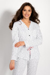 Jemné stylové bílé pyžamo