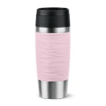 Emsa TRAVEL MUG Waves 0,36 l světle růžová / Termohrnek / nerezová ocel (N2021400)