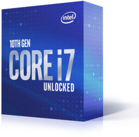 Intel Core i7-10700K @ 3.8GHz / TB 5.1GHz / 8C16T / 16MB / 1200 / Comet Lake / 125W (INB70110700KSRH72)