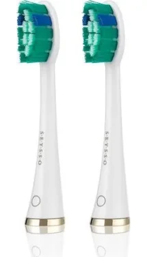 Seysso Gold White Whitening SE0302W bílá / Náhradní hlavice pro kartáček / 2 ks