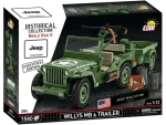 COBI 2804 Willys MB Jeep s přívěsem - Executive Edition