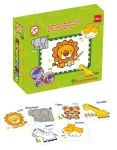 MAC TOYS Vybarvovací puzzle Zvířátka
